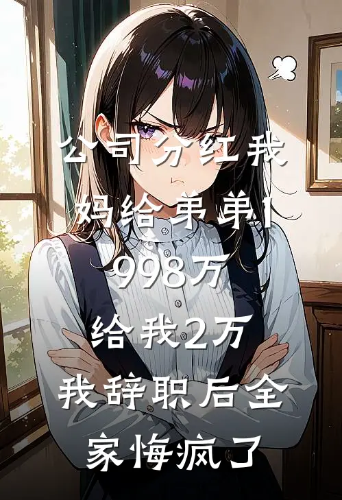 公司分红我妈给弟弟1998万给我2万，我辞职后全家悔疯了