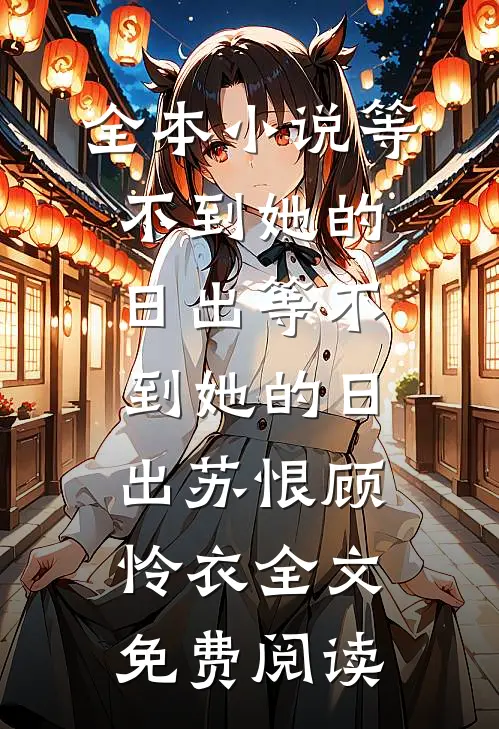 全本小说等不到她的日出等不到她的日出苏恨顾怜衣全文免费阅读