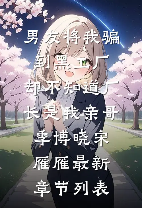 男友将我骗到黑工厂，却不知道厂长是我亲哥季博晓宋雁雁最新章节列表