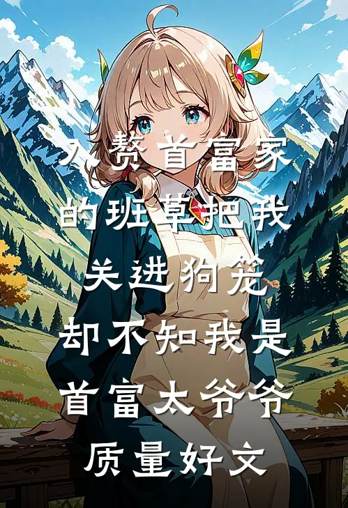 入赘首富家的班草把我关进狗笼，却不知我是首富太爷爷质量好文