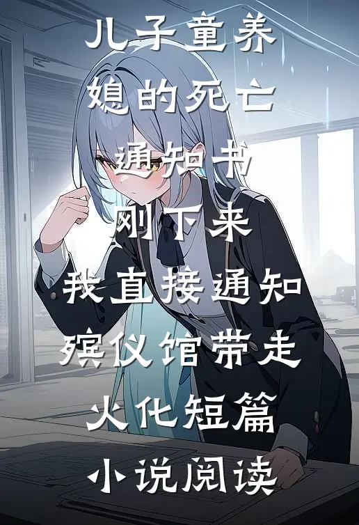儿子童养媳的死亡通知书刚下来，我直接通知殡仪馆带走火化短篇小说阅读