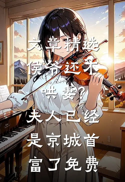 文章精选侯爷还不哄妻?夫人已经是京城首富了免费