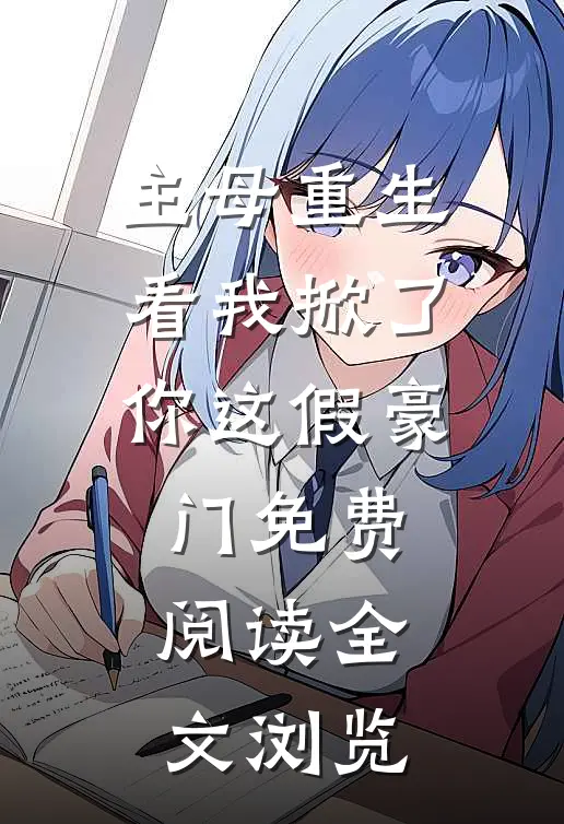 主母重生,看我掀了你这假豪门免费阅读全文浏览