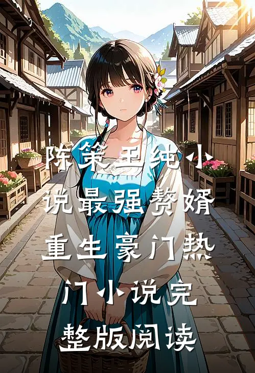 陈策王纯小说最强赘婿重生豪门热门小说完整版阅读