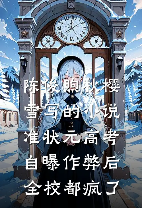 陈俊煦秋樱雪写的小说准状元高考自曝作弊后，全校都疯了