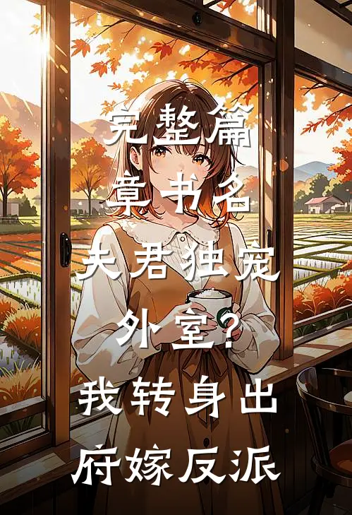 完整篇章书名:夫君独宠外室?我转身出府嫁反派