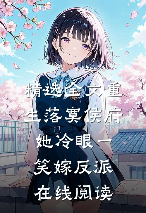 精选全文重生落寞侯府,她冷眼一笑嫁反派在线阅读