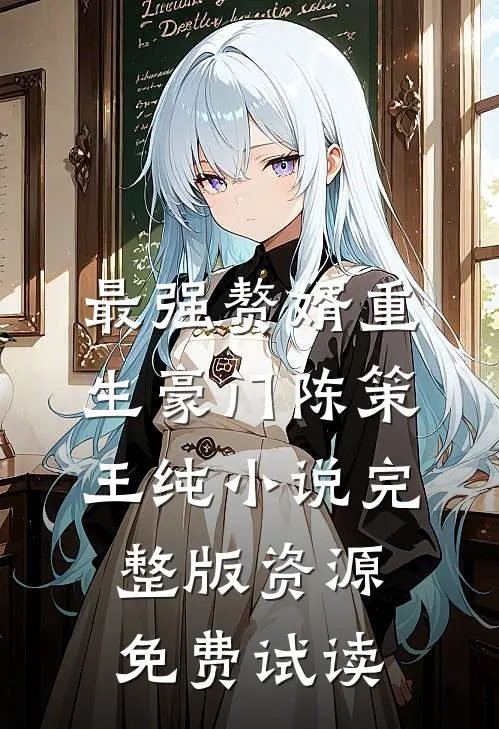 最强赘婿重生豪门陈策王纯小说完整版资源免费试读