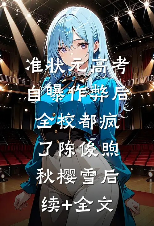 准状元高考自曝作弊后，全校都疯了陈俊煦秋樱雪后续+全文