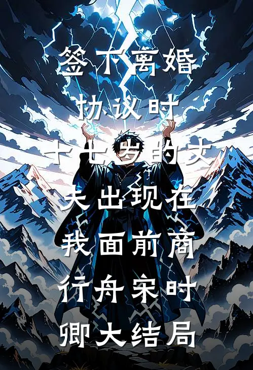 签下离婚协议时，十七岁的丈夫出现在我面前商行舟宋时卿大结局