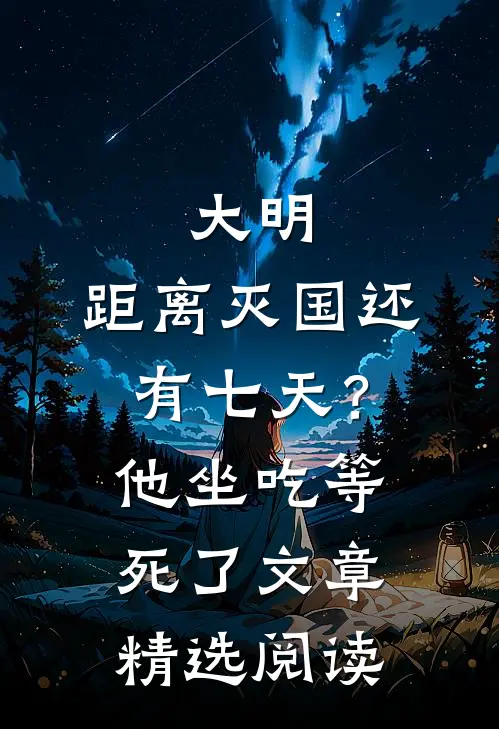 大明：距离灭国还有七天？他坐吃等死了文章精选阅读