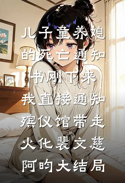 儿子童养媳的死亡通知书刚下来，我直接通知殡仪馆带走火化裴文慈阿昀大结局
