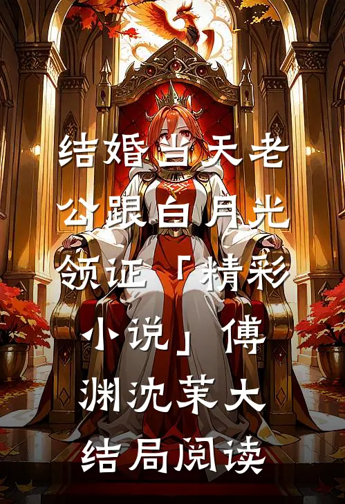 结婚当天老公跟白月光领证「精彩小说」傅渊沈茉大结局阅读